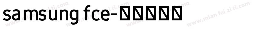 samsung fce字体转换